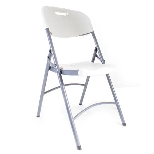 Cadeira Dobrável Latcor Metal e Plástico Branco AHB25