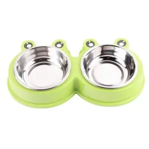 Comedouro Duplo Sapinho Petnes Inox 500ml (MP)