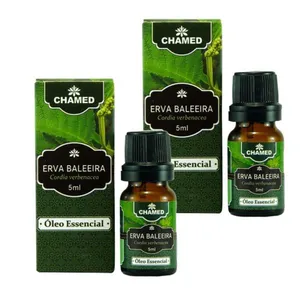 Óleo Essencial Erva Baleeira 2 Frascos 5ml Chamed 100% Puro