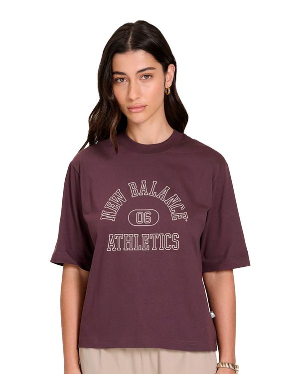 Camiseta New balance Cropped Athletics Feminina - G
