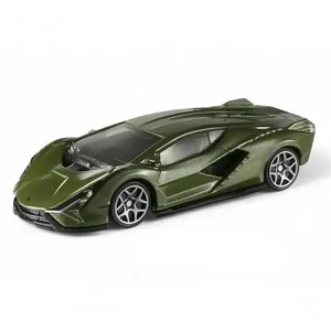 Carrinho em Miniatura Hot Wheels XL 1:43 Lamborghini Sian FKP para Brincar e Colecionar Mattel Carrinho Hot Wheels XL 1:43 Lamborghini Sian FKP para Colecionar Mattel