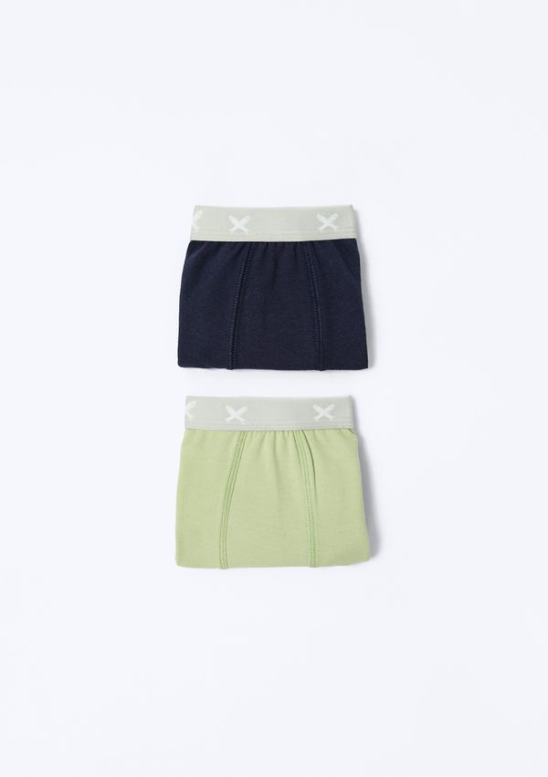 Kit 2 Cuecas Infantil Boxer - Multicolorido 006