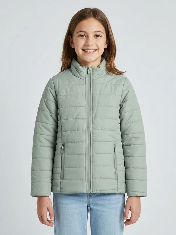 Casaco Nylon Juvenil Para Menina - VERDE 16