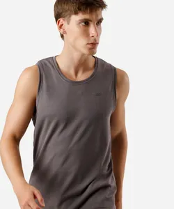regata comfort masculina de algodão dry cinza G