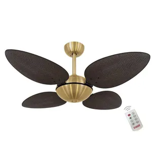 Ventilador Volare Off P Palmae Tabaco 220V E Controle Remoto 220V