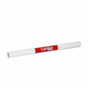 Plástico Adesivo Contact Liso Color Branco 45cmx2m