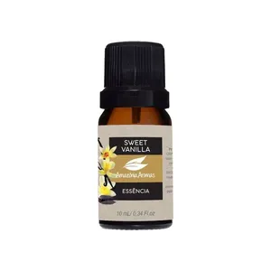 Essência Oleosa Sweet Vanilla 10ML Alta Concentração para Difusores e Velas Amazônia Aromas Essência Oleosa Sweet Vanilla 10ML para Difusores Amazônia Aromas