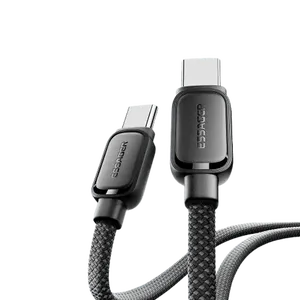 Cabo Essager USB-C para USB-C 1.0M Magnético 60W Preto EXCTT2-TD01-P