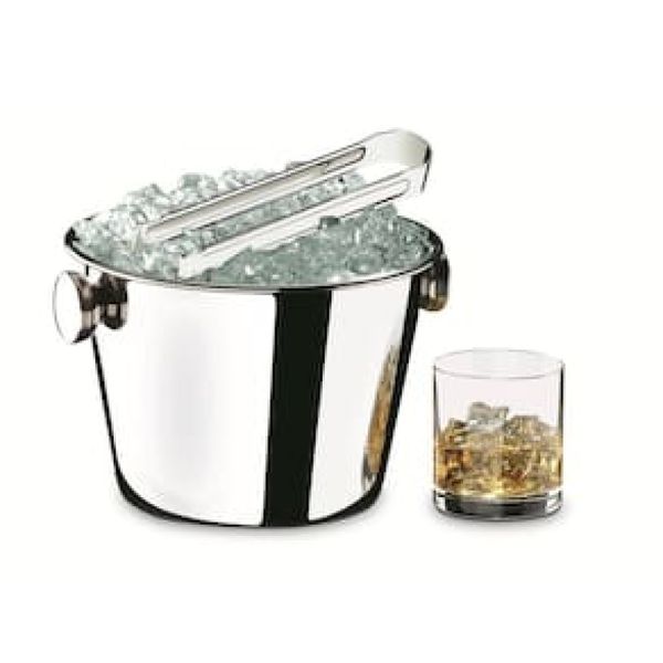 Balde para Gelo Brinox Lyon 1,4 Litros 17,8 x 11,2 cm Aço Inox Balde para Gelo - Lyon Ø 17,8 x 11,2 cm 1,4 L - Brinox