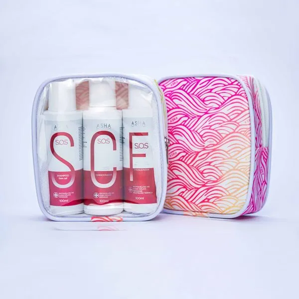 Kit ASHA Viagem SOS 300ML - Reparação Capilar Completa