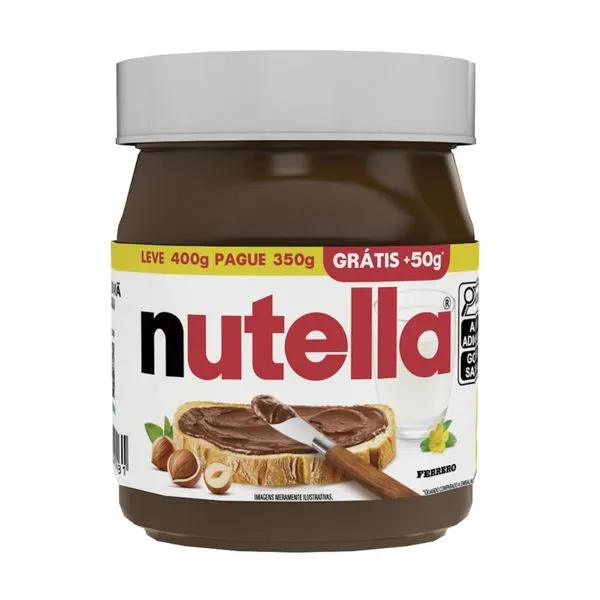 Creme de Avelã Nutella Avelã com Cacau 400g