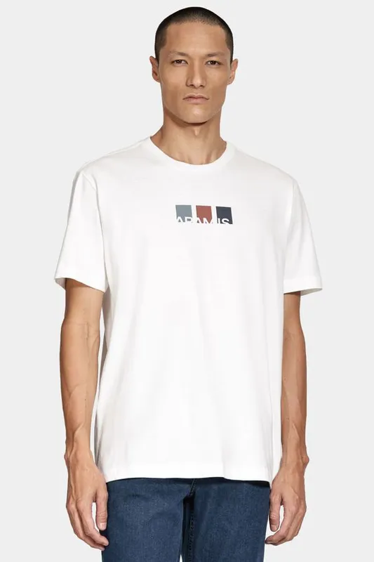 Camiseta Manga Curta Silk Bloco Off White - M
