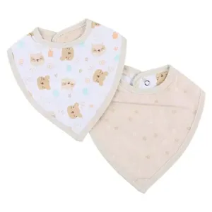 Kit Babador Baby Gijo 2 Peças Bege (MP)