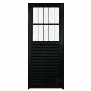 Porta Postigo Alumínio Preto 2.10 X 0.80 Lado Esquerdo - PTORD2238E - HALE