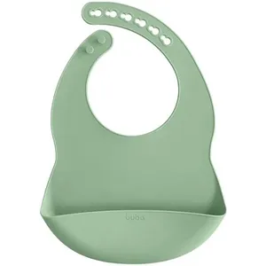 Babador Cata Migalhas Buba de Silicone Verde Único