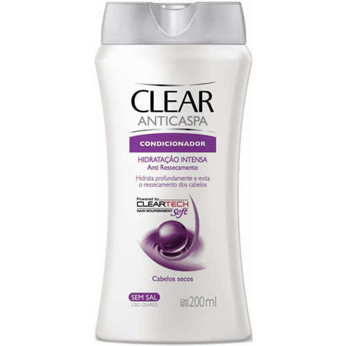 Condicionador Clear Anticaspa Hidratação Intensa 200ml