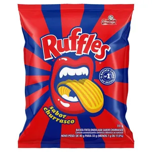 Batata Frita Ruffles Ondulada Sabor Churrasco 33g