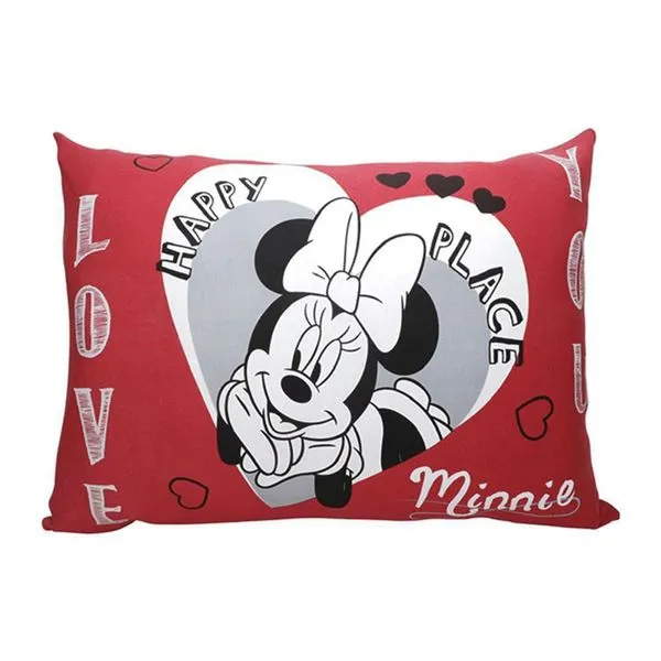 Fronha Avulsa Minnie Lovers Malha 100% Algodão 48cmx68cm 01 Peça Branco Portallar Fronha Avulsa Minnie Lovers Malha 100% Algodão 48cmx68cm Branco Portallar