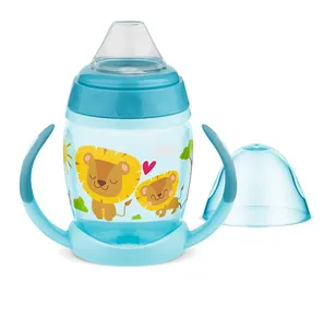 Copo Aprendizado Lillo com Alça de Silicone 230ml Menino