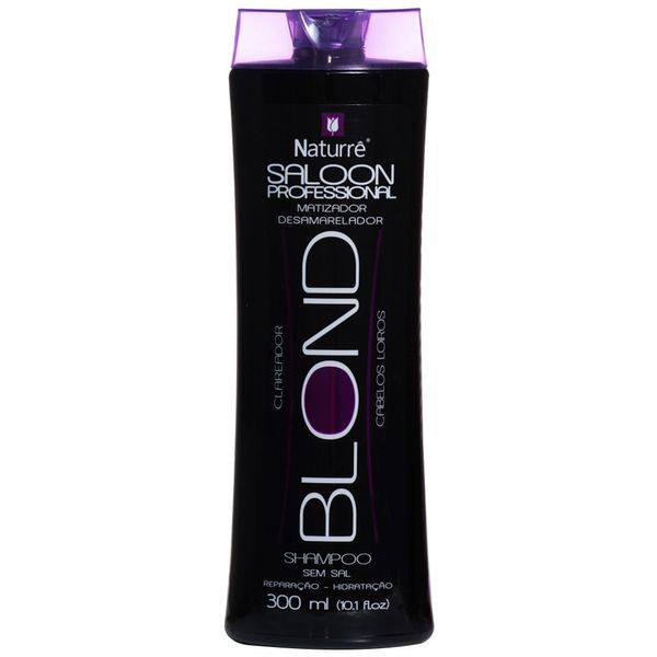 Shampoo Naturrê Saloon Blond Matizador 300ml