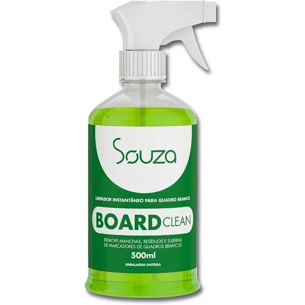 Limpador para Quadro Branco Souza Office 500ML Remove Marcas de Caneta Limpador para Quadro Branco Souza Office 500ML Remove Marcas
