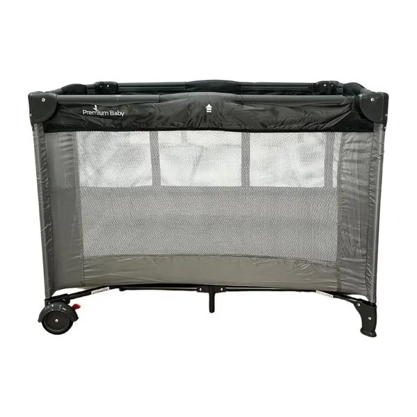Berço Cercadinho Portátil Premium Baby Infinity Até 18kg Cinza PPB9BPP004 (MP)