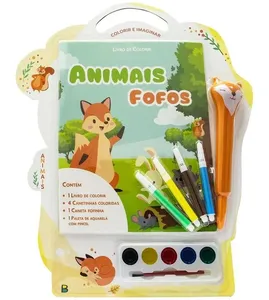 Livro Para Colorir Animais Fofos Animais Fofos
