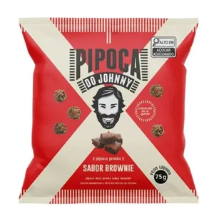 Pipoca JOHNNY Sabor Brownie 75g