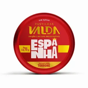 Pastilha Valda Edição Limitada Campeões Espanha Torrone 50g