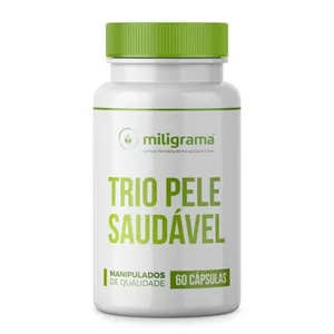 Trio Pele Saudável com Selo de Autenticidade 60 Cápsulas Trio Pele Saudável 60 Cápsulas