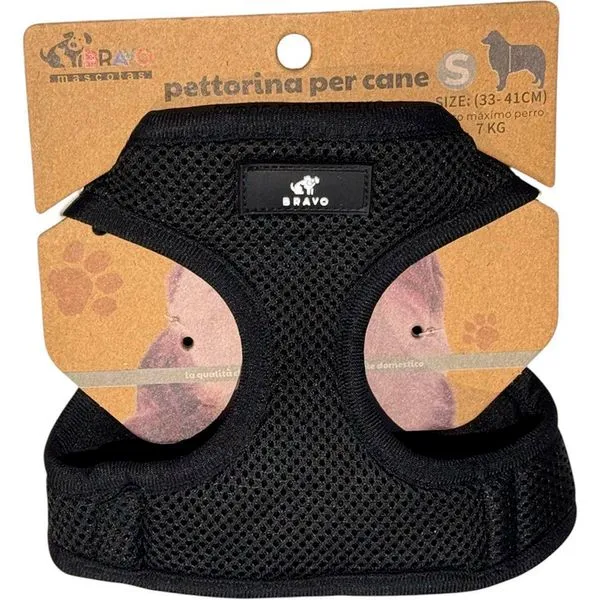 Peitoral Para Cães Bravo Mascotes 33-41cm Até 7kg (MP)