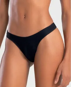 BIQUÍNI CALCINHA ASA DELTA TEXTURA PRETO GG