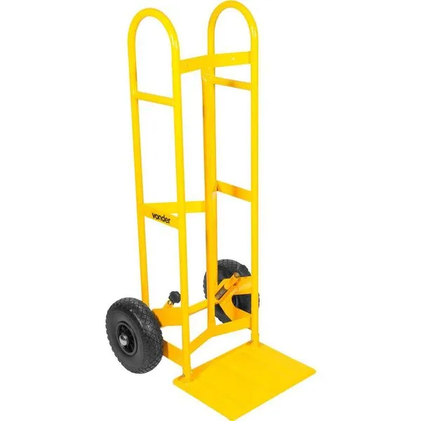 Carrinho para Transporte de Carga 150kgf Levanta Fácil Roda Borracha VONDER