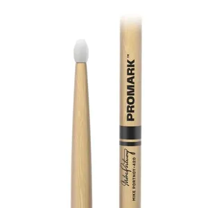 Baqueta Mike Portnoy TX420N Hickory Ponta Nylon Ovalada Amadeirado Promark Baqueta TX420N Mike Portnoy Hickory Ponta Nylon Amadeirado Promark