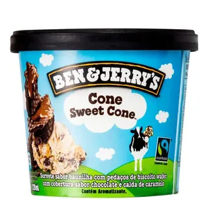 Sorvete Pote Kibon Ben & Jerry's Cone Sweet Cone 120ml