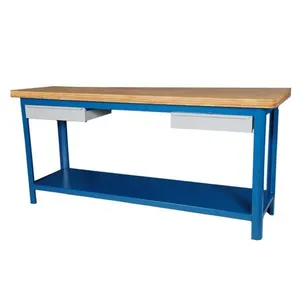 Bancada Com Tampo De Compensado 2 Gavetas 200x60x92cm - 202cd - Fercar