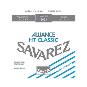 Encordoamento Violão Nylon 540J Tensão Alta Primas Alliance Bordões HT Classic Savarez Encordoamento Violão Nylon 540J Tensão Alta Alliance Classic Savarez