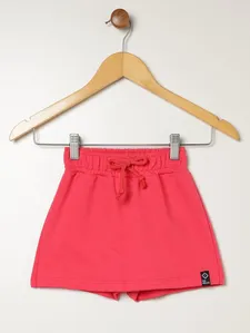 Short Saia Moletinho Infantil Para Menina - ROSA 4