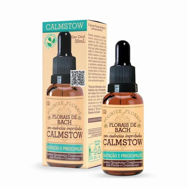 Floral de Bach Polinize Florais Calmstow Uso Oral 30ml