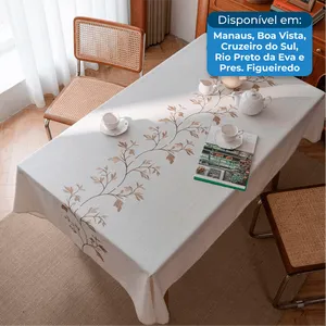 Toalha de Mesa Ivapuru Retangular 60x120 Café A-BI
