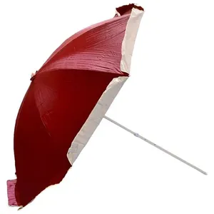 Guarda-Sol Haste Fixa De Poliéster Artrin 240cm Vermelho ART-24-007R (MP)