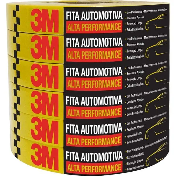 Fita Crepe 24 mm x 40 m Alta Performance HC000660502 - 3M