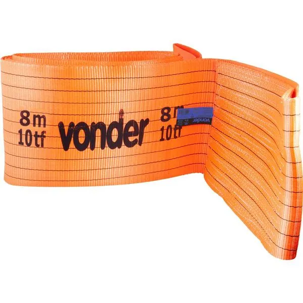 Cinta de Poliéster Anel para Elevação de Cargas 7:1, 8 m, 10 tf - VONDER
