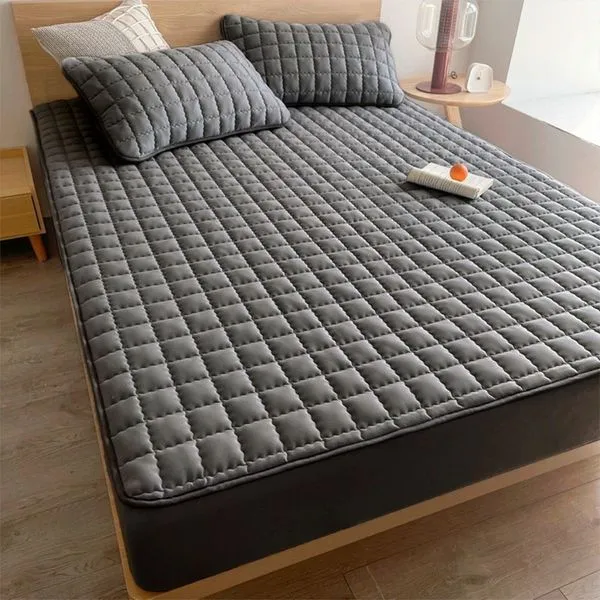 Lençol Impermeável Protetor de Colchão Matelado Microfibra 100% Poliéster Mini Berço 1 Peça Preto OEM Lençol Impermeável Protetor Matelado Microfibra Mini Berço 1 Peça Preto OEM
