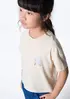 Blusa Infantil Menina Estampa Em Relevo - Nude 006