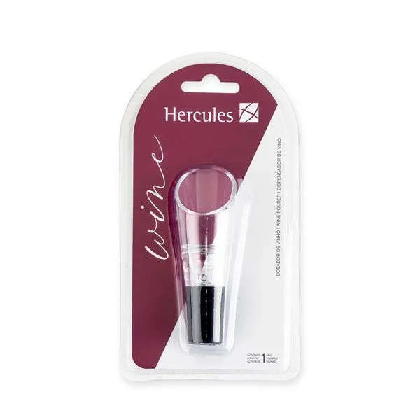 Dosador de Vinho 93x30mm Preto Ub9103 00UB910003001 - Hercules