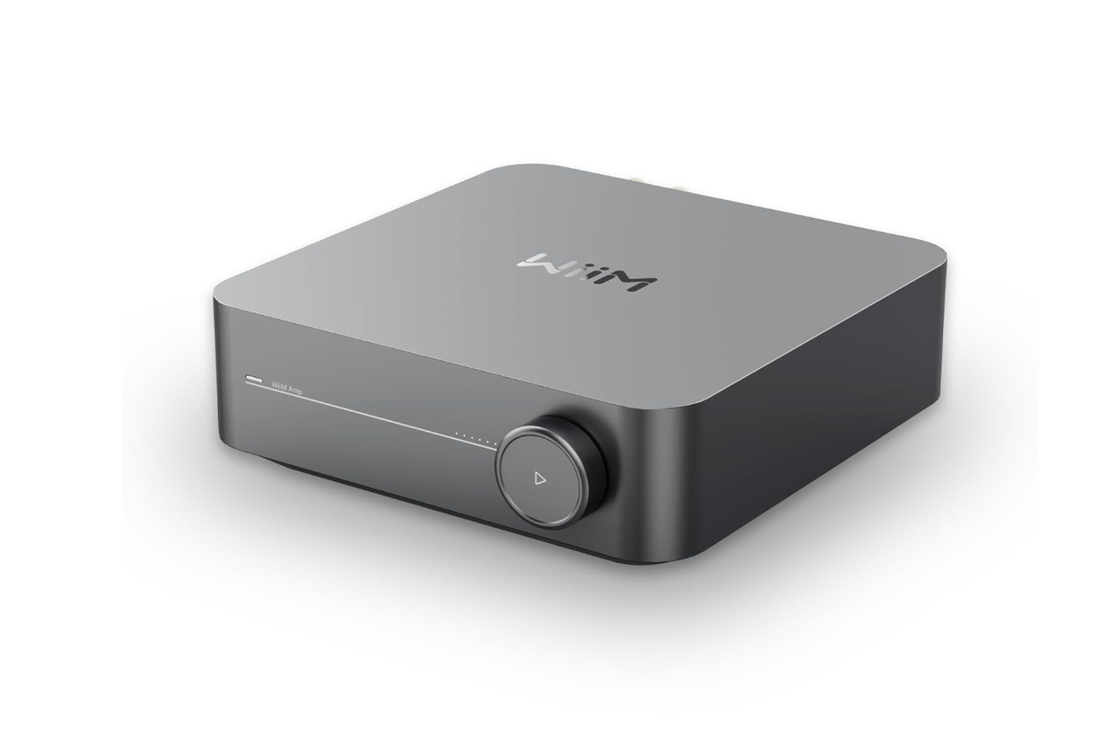 WiiM Amp Amplificador Inteligente Wi-Fi 120W RMS c/ HDMI ARC, AirPlay 2, Google Cast, Alexa e Bluetooth Compatível com Spotify, TIDAL, Amazon Music Cinza Espacial