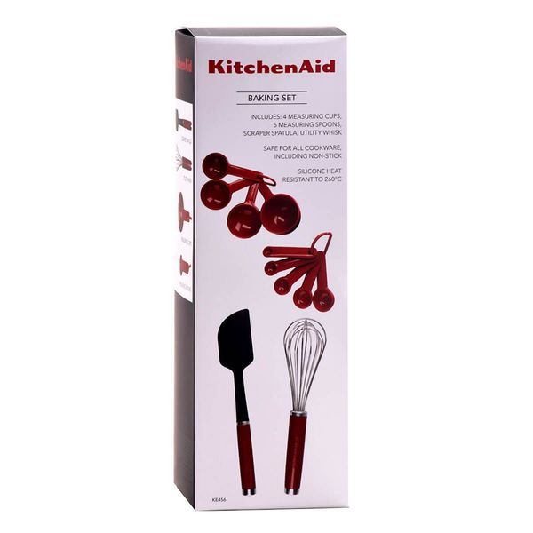 Kit Utensílios de Cozinha Vermelho KitchenAid