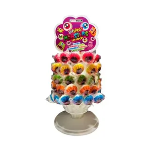 Pirulito Diploko Lollipop Monsters Torre Sortido 15g Ref.11633 Danilla Foods