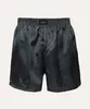 samba canção de cetim casual estampada preto GG